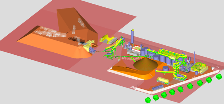 GCM and NJV processing plant design